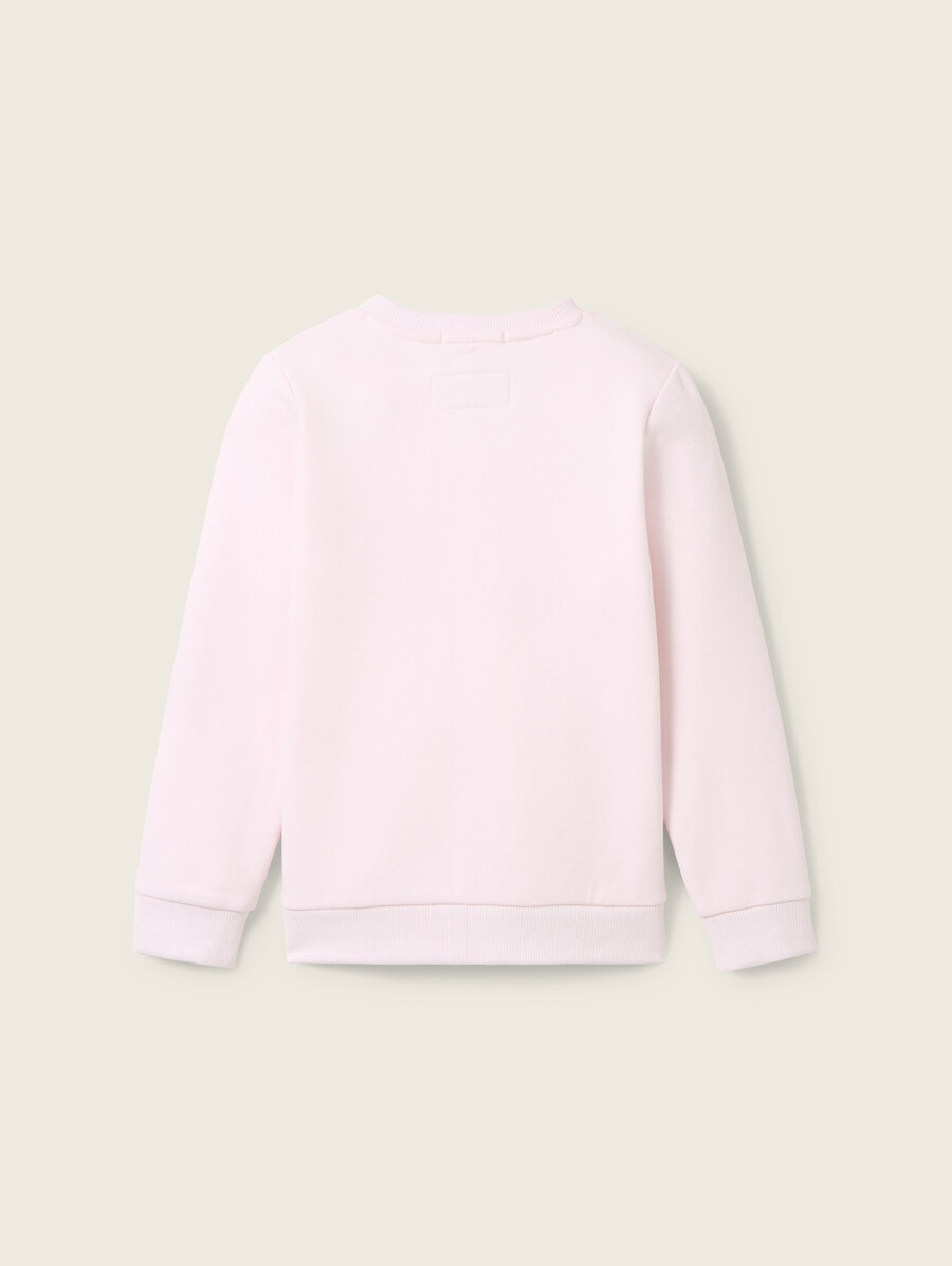 sweatshirt mit motivdruck