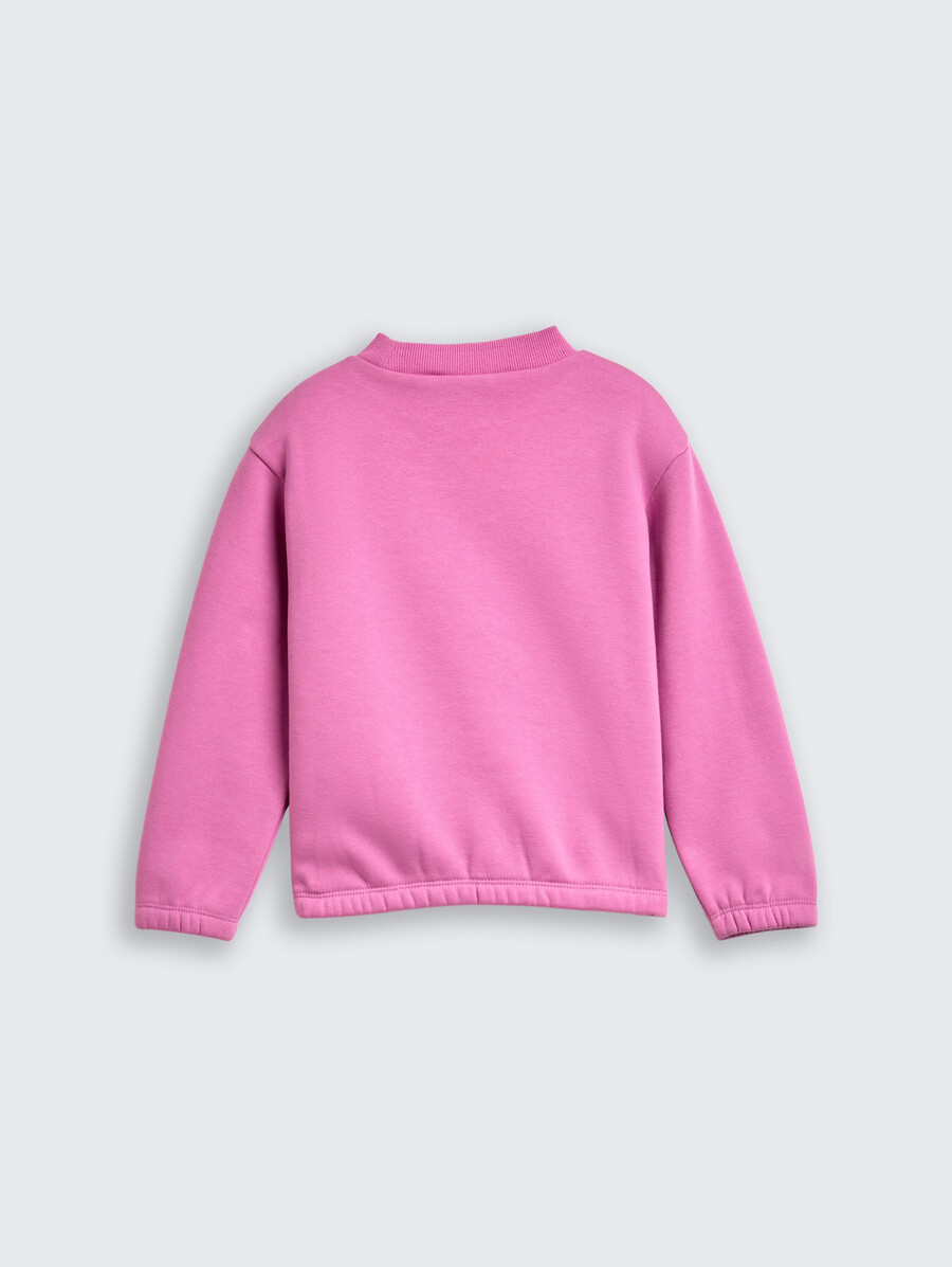 kurzes sweatshirt mit wendbaren pailletten