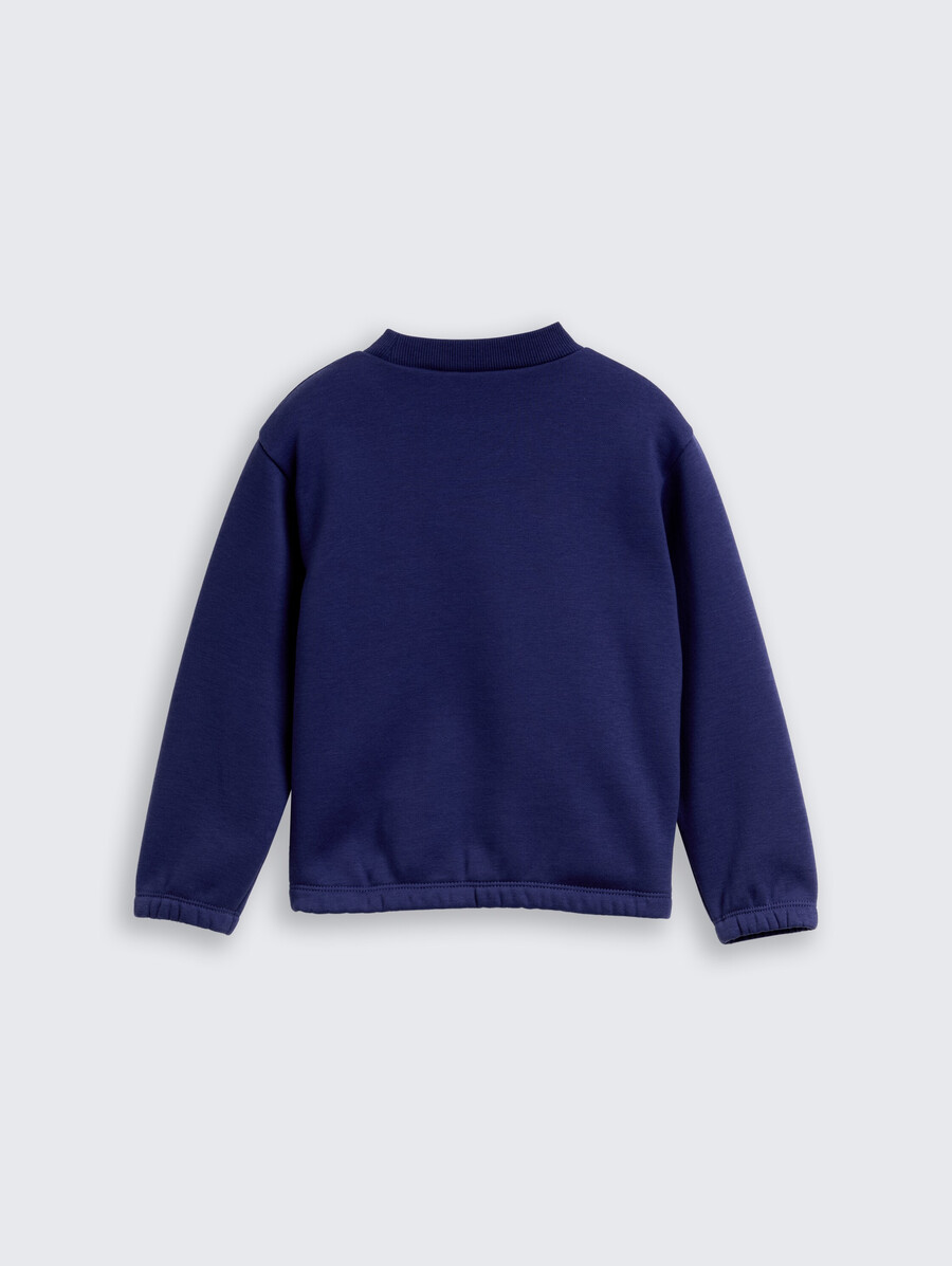 kurzes sweatshirt mit wendbaren pailletten