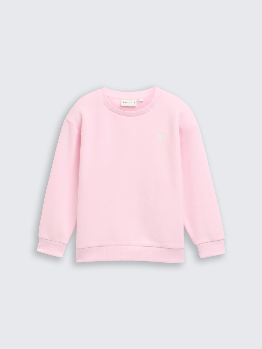 oversize-sweatshirt mit stickerei