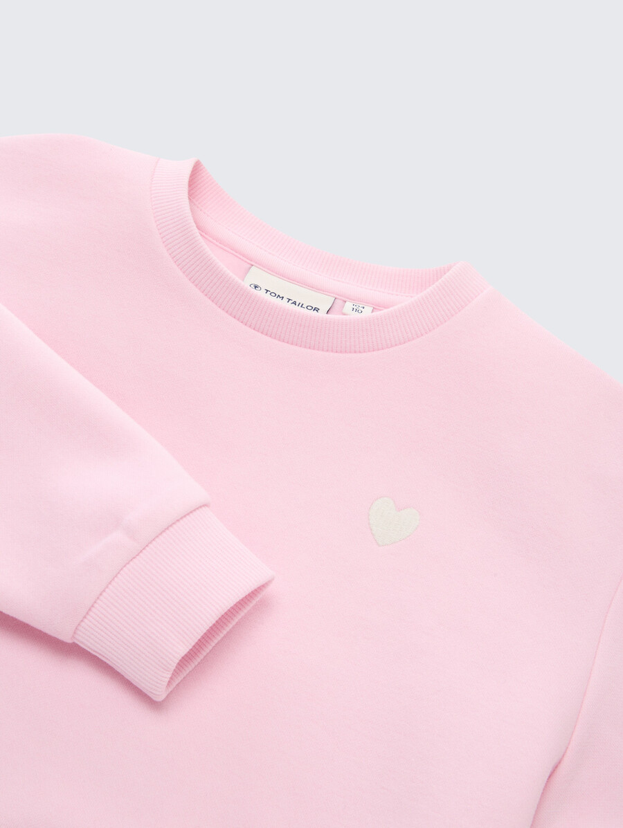 oversize-sweatshirt mit stickerei